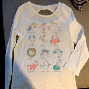 Zodiac sign long sleeve t-shirt from Carter’s size 7 NWOT